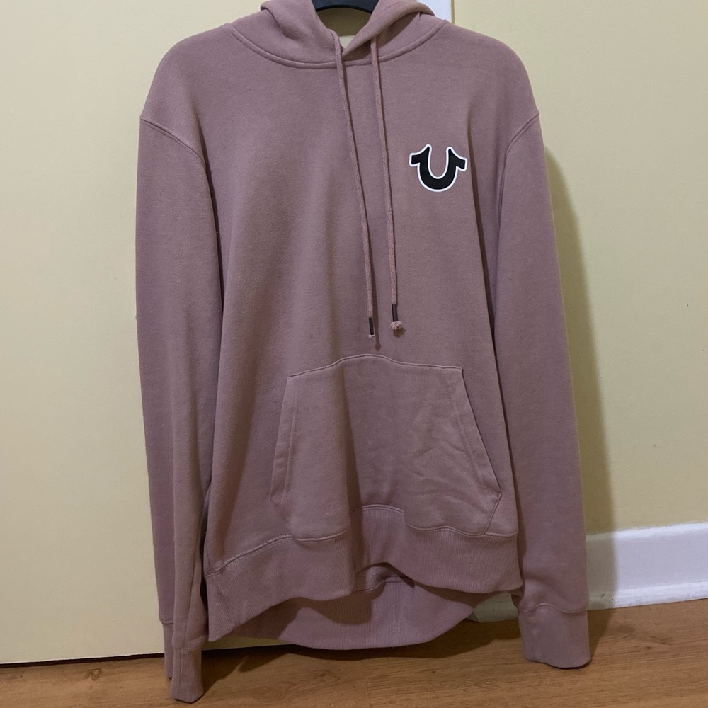 A new True religion hoodie / pink
